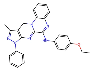 N-(4-ethoxyphenyl)-15-methyl-13-phenyl-1,8,11,13,14-pentaazatetracyclo[8.7.0.0^{2,7}.0^{12,16}]heptadeca-2(7),3,5,8,10,12(16),14-heptaen-9-amine structure