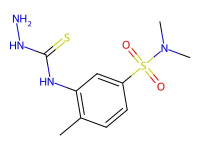 3-Amino-1-[5-(dimethylsulfamoyl)-2-methylphenyl]thiourea structure