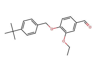 4-[(4-Tert-butylphenyl)methoxy]-3-ethoxybenzaldehyde structure