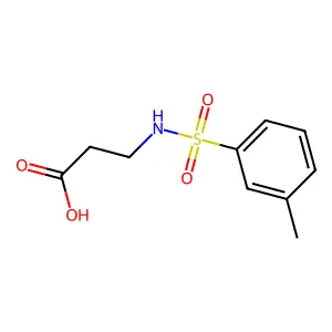 3-(Toluene-3-sulfonylamino)-propionic acid structure
