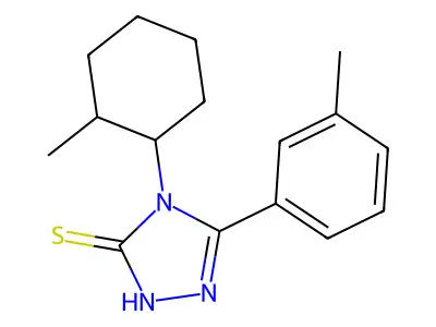 4-(2-Methyl-cyclohexyl)-5-m-tolyl-4H-[1,2,4]triazole-3-thiol structure