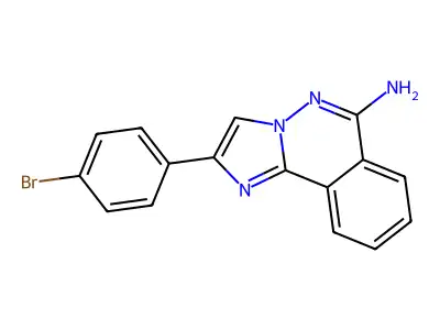 2-(4-Bromophenyl)imidazo[2,1-a]phthalazin-6-amine structure