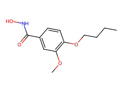 4-butoxy-N-hydroxy-3-methoxybenzamide structure