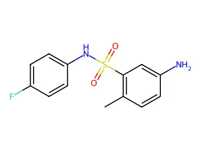 5-Amino-N-(4-fluorophenyl)-2-methylbenzenesulfonamide structure