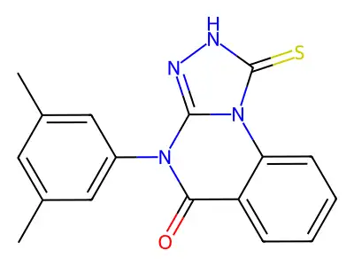 4-(3,5-dimethylphenyl)-1-sulfanyl-4H,5H-[1,2,4]triazolo[4,3-a]quinazolin-5-one structure