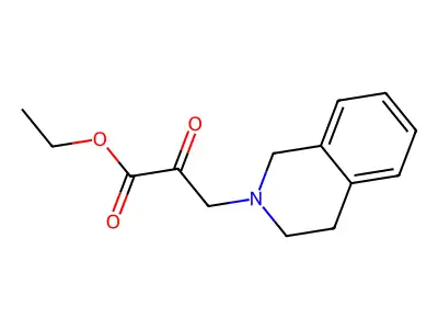 Ethyl 3-(3,4-dihydroisoquinolin-2(1H)-YL)-2-oxopropanoate structure