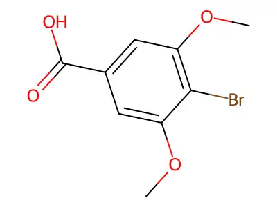 4-Bromo-3,5-dimethoxybenzoic acid structure