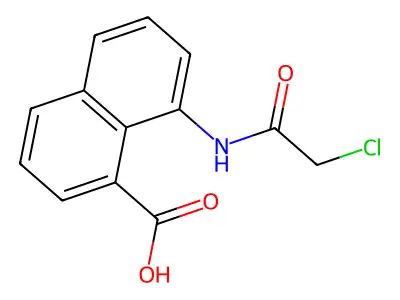 8-[(2-chloroacetyl)amino]naphthalene-1-carboxylic Acid structure