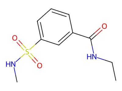 N-ethyl-3-(methylsulfamoyl)benzamide structure