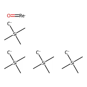 Rhenium, oxotetrakis((trimethylsilyl)methyl)- structure