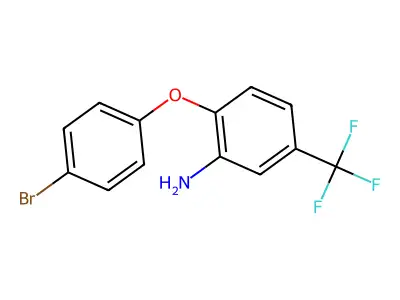 2-(4-Bromophenoxy)-5-(trifluoromethyl)aniline structure
