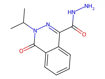 4-Oxo-3-(propan-2-yl)-3,4-dihydrophthalazine-1-carbohydrazide structure