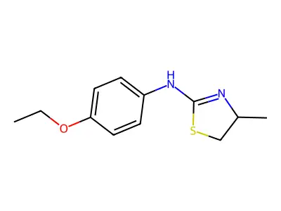 N-(4-ethoxyphenyl)-4-methyl-4,5-dihydro-1,3-thiazol-2-amine structure