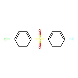 4-Chlorophenyl 4-fluorophenyl sulfone structure