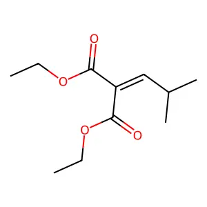 Diethyl 2-(2-methylpropylidene)malonate structure