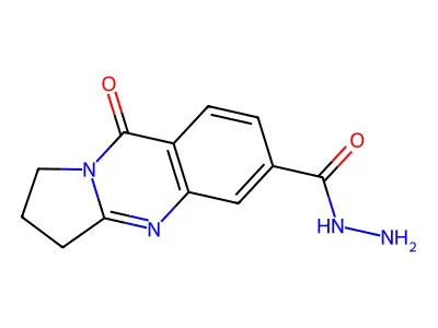 9-Oxo-1,2,3,9-tetrahydropyrrolo[2,1-b]quinazoline-6-carbohydrazide structure