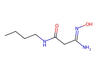 N-butyl-2-(N'-hydroxycarbamimidoyl)acetamide structure