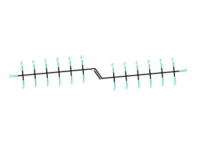Bis(perfluorohexyl)ethylene structure
