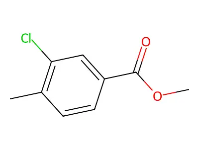 Methyl 3-Chloro-4-methylbenzoate structure