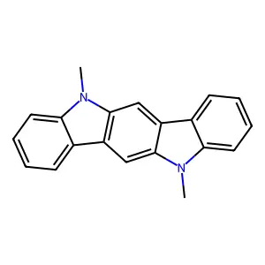 Indolo(3,2-b)carbazole, 5,11-dihydro-5,11-dimethyl- structure