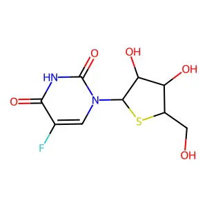 Uridine, 5-fluoro-4'-thio- structure