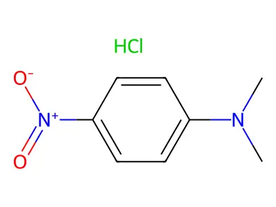 Benzenamine, N,N-dimethyl-4-nitro-, monohydrochloride structure