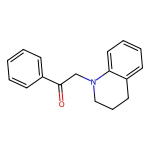 2-(3,4-dihydro-2H-quinolin-1-yl)-1-phenylethanone structure