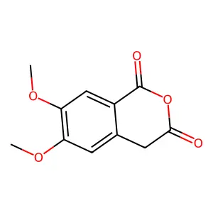6,7-dimethoxy-4H-isochromene-1,3-dione structure