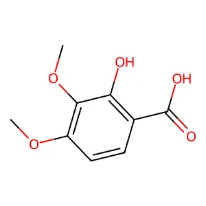 2-Hydroxy-3,4-dimethoxybenzoic acid structure