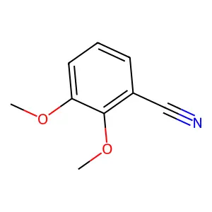 2,3-二甲氧基苯甲腈 structure