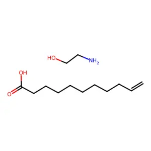 十一碳烯酸单乙醇胺 structure