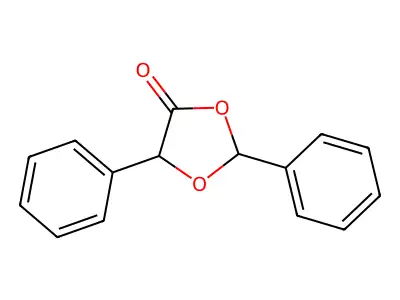 1,3-Dioxolan-4-one, 2,5-diphenyl- structure