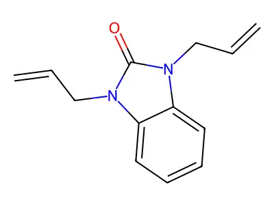 1,3-Diprop-2-enyl-3-hydrobenzimidazol-2-one structure
