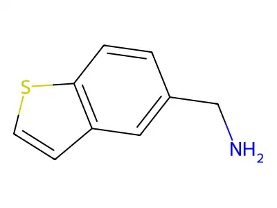 1-Benzothiophen-5-ylmethylamine structure