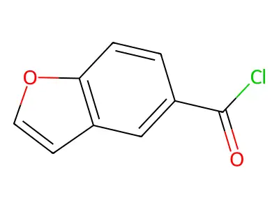 1-Benzofuran-5-carbonyl chloride structure