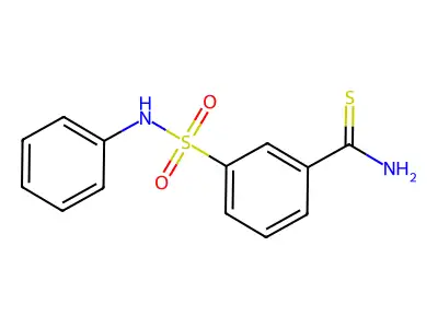 3-(Phenylsulfamoyl)benzenecarbothioamide structure
