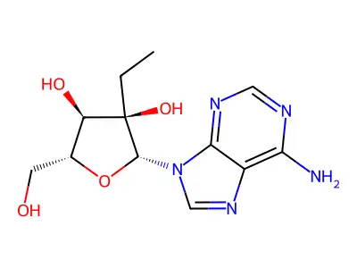2'-C-ethyl-Adenosine structure