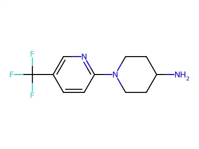 1-(5-(Trifluoromethyl)pyridin-2-yl)piperidin-4-amine structure