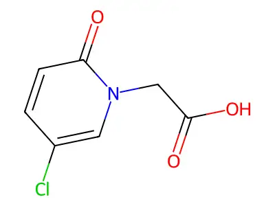 5-Chloro-2-oxo-1(2H)-pyridineacetic acid structure