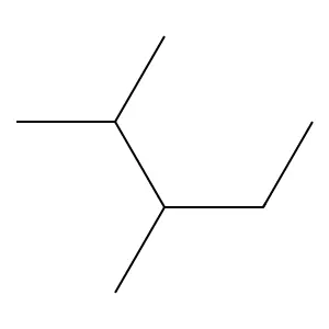 2,3-二甲基戊烷 structure