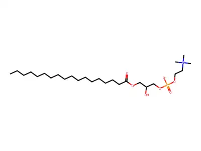 硬脂酰溶血磷脂酰胆碱 structure