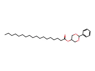 (2-Phenyl-1,3-dioxan-5-yl) octadecanoate structure
