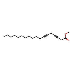 Methyl 3,6-octadecadiynoate structure