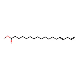 14,17-Octadecadienoic acid methyl ester structure