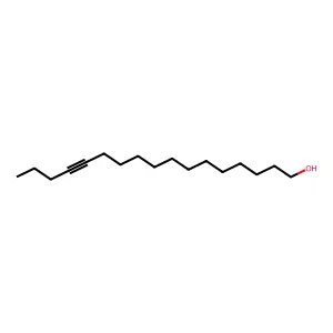 13-Heptadecyn-1-ol structure