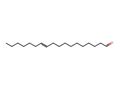 Octadec-11-enal structure