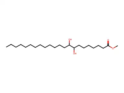 Methyl 8,9-dihydroxydocosanoate structure