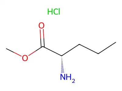 Methyl 2-aminopentanoate structure