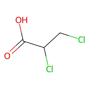 2,3-Dichloropropionic acid structure