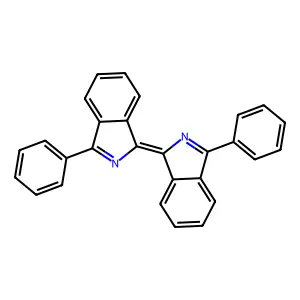1H-Isoindole, 3-phenyl-1-(3-phenyl-1H-isoindol-1-ylidene)- structure